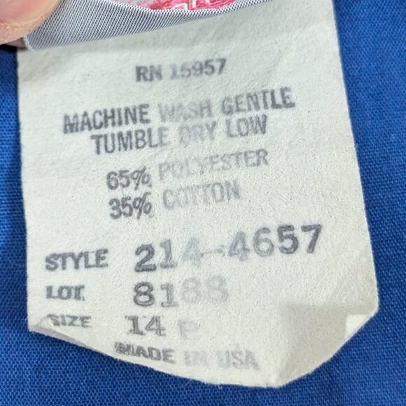 Vintage MCM JC Penny Dress with Short Sleeve Lady Jacket Made in USA - Picture 6 of 9